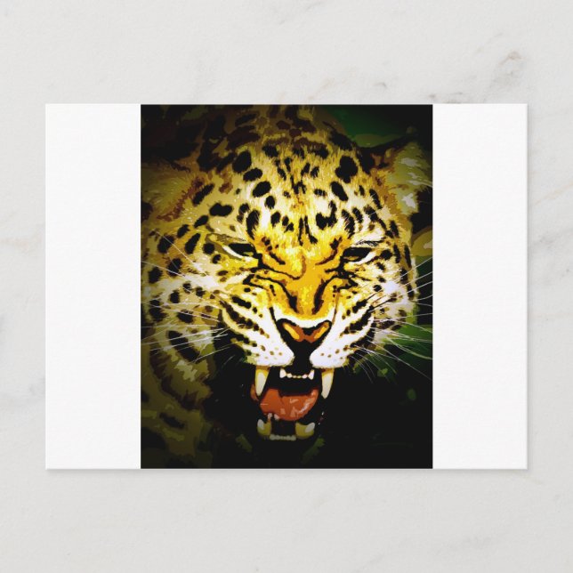 Postal Roaring Leopard (Anverso)