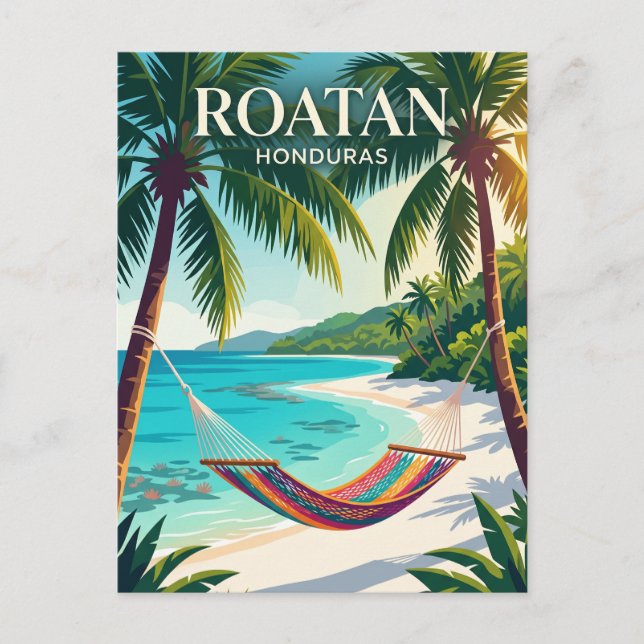 Postal Roatán Honduras (Anverso)