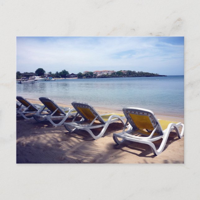 Postal Roatán relájate (Anverso)