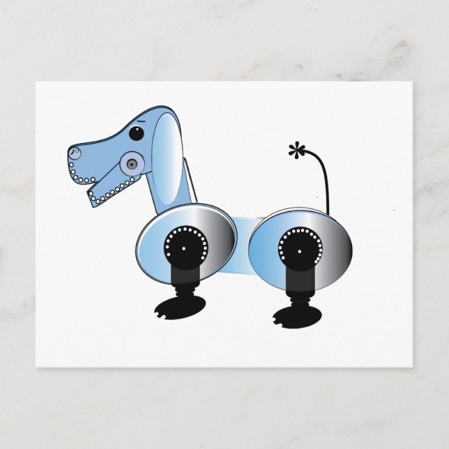 Postal Robbie Steampunk Dog (Anverso)