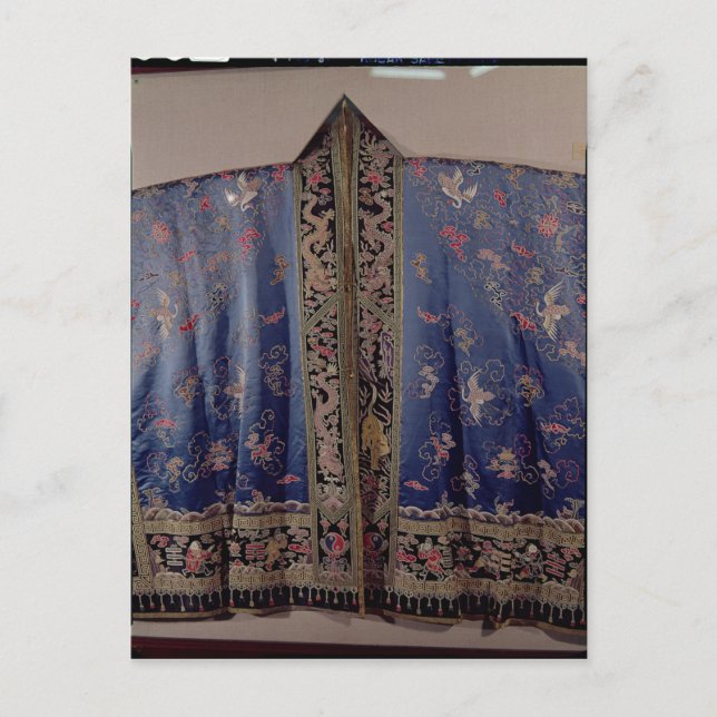 Postal Robe taoísta de un templo imperial (Anverso)