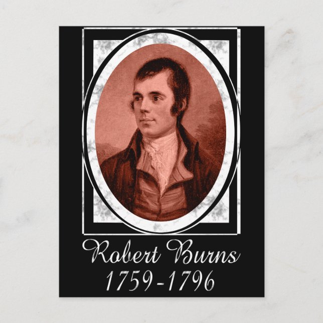 Postal Robert Burns (Anverso)