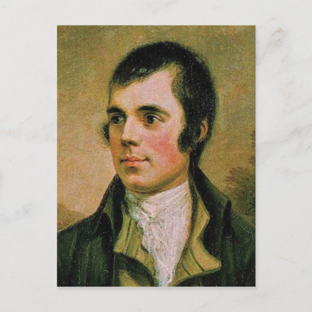 Postal Robert Burns, celebrando la noche de Burn (Anverso)