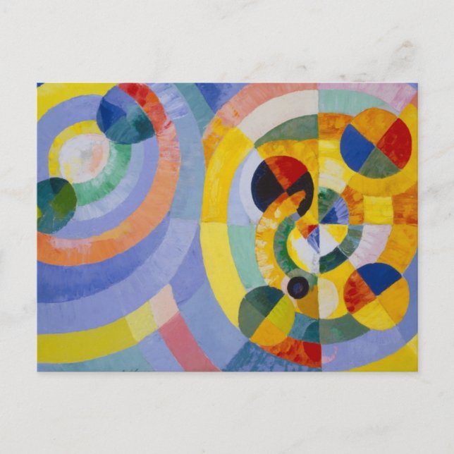 Postal Robert Delaunay - Formas circulares (Anverso)
