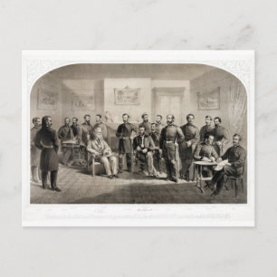 Postal Robert E. Lee se entrega a Ulysses S. Conceder