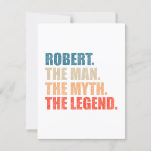 Postal Robert El Hombre El Mito La Leyenda