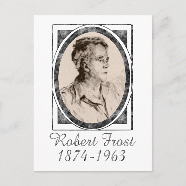 Postal Robert Frost (Anverso)