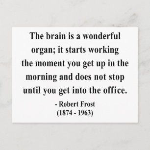 Postal Robert Frost Quote 6a