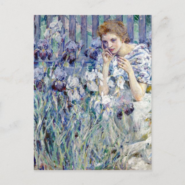 Postal Robert Lewis Reid Fleur de Lis (Anverso)