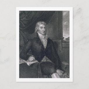 Postal Robert R. Livingston, grabado por E. Mackenzie (en