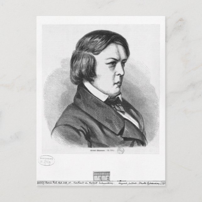 Postal Robert Schumann (Anverso)