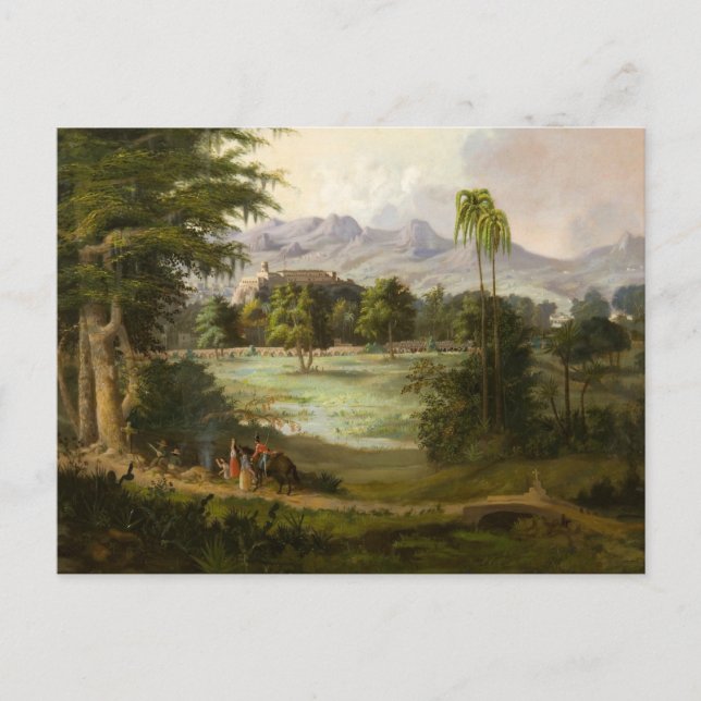 Postal Robert Scott Duncanson - Castillo de Chapultpec (Anverso)