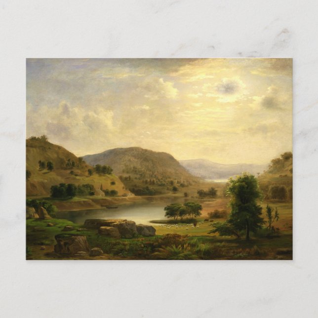 Postal Robert Scott Duncanson - Pastor del Valle (Anverso)