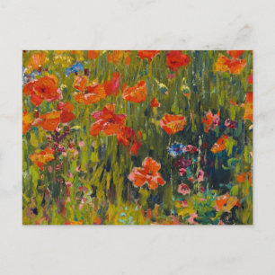 Postal Robert Vonnoh Poppies