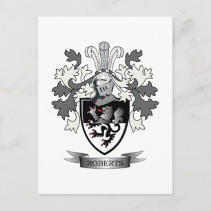 Postal Roberts Family Crest Coat of Arms