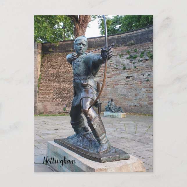Postal Robin Hood, Nottingham (Anverso)