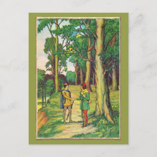 Postal Robin Hood Y Little John