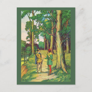 Postal Robin Hood Y Little John