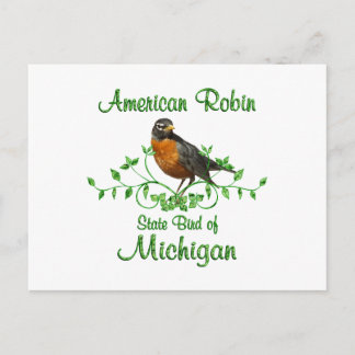 Postal Robin Michigan Bird