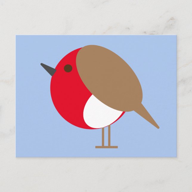 Postal Robin Postcard (Anverso)
