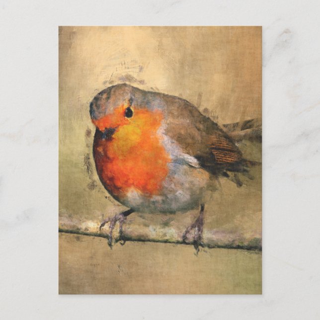 Postal Robin Redmama (Anverso)