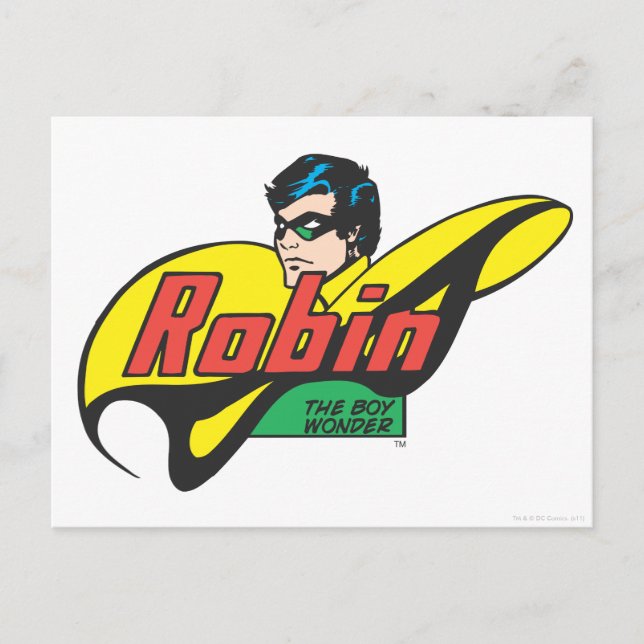 Postal Robin The Boy Wonder (Anverso)