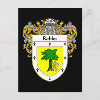 Postal Robles Coat of Arms (Mantled)
