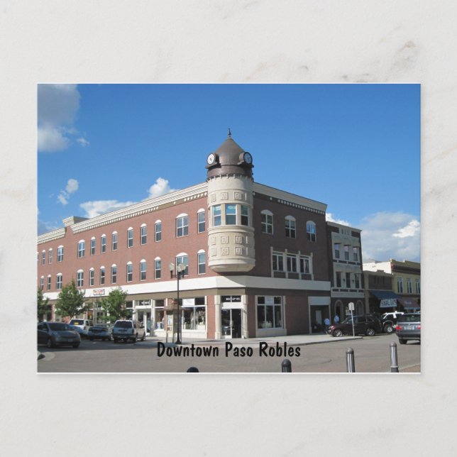 Postal Robles del Centro de Paso de la Torre del Reloj (Anverso)