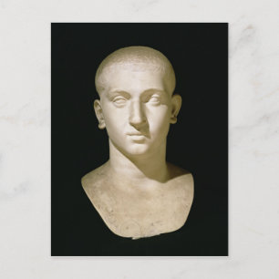Postal Robo de retrato del emperador Severus Alexander