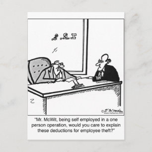 Postal Robo de trabajadores autónomos y empleados