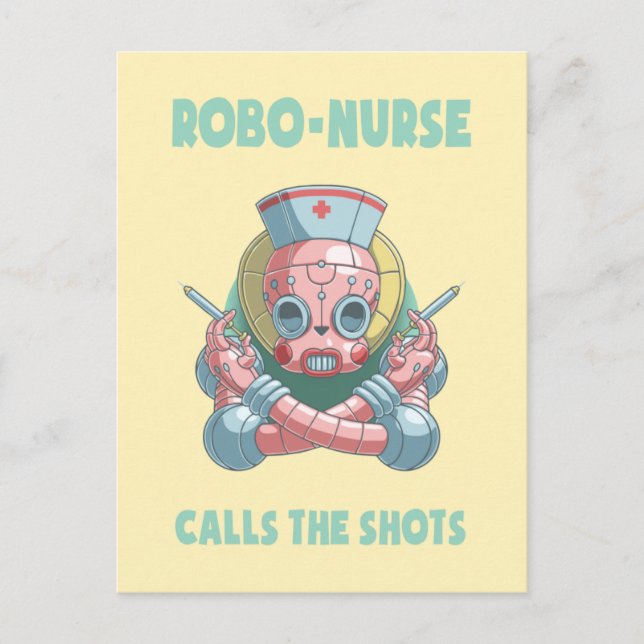 Postal Robo-Nurse (Anverso)