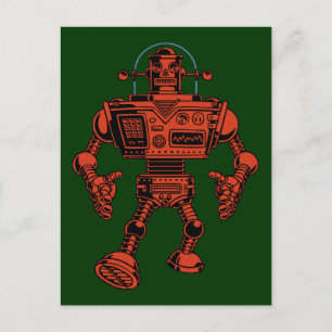 Postal Robot 313 -rojo
