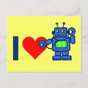 Postal Robot al corazón
