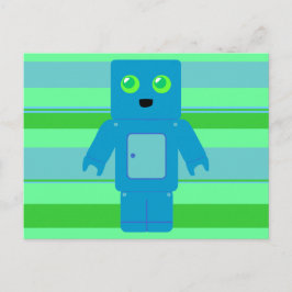 Postal Robot azul