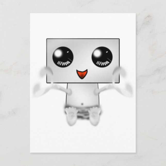 Postal Robot cute (Anverso)