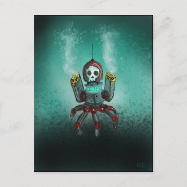 Postal Robot de asalto (Anverso)