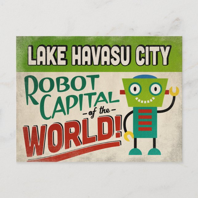 Postal Robot de Lake Havasu City Arizona - Graciosa cosec (Anverso)