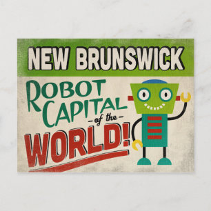 Postal Robot de New Brunswick New Jersey - Vintage divert