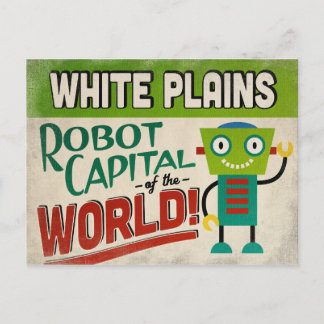 Postal Robot de Nueva York de White Plains