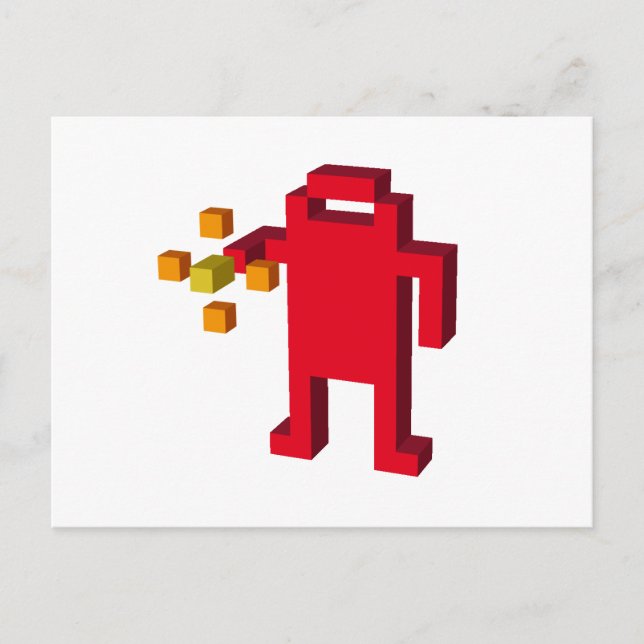 Postal robot disparador (Anverso)