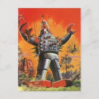 Postal robot japonés Hari vintage