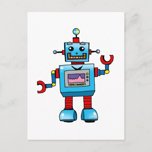 Postal Robot lindo (Anverso)