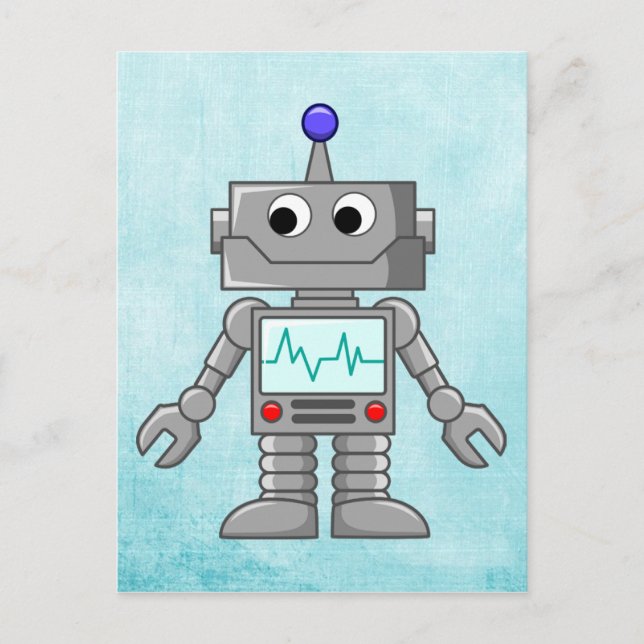 Postal robot personalizado (Anverso)
