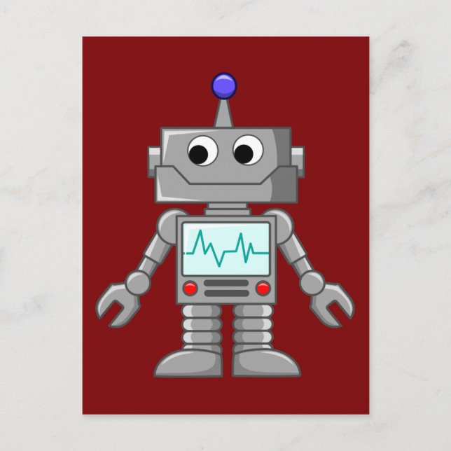 Postal robot personalizado (Anverso)