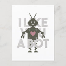 Robot Pun: Me gustas un bot