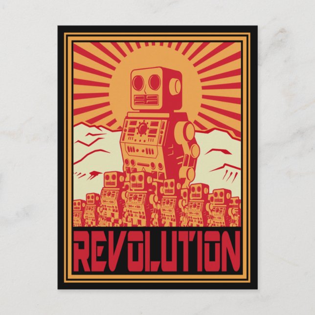 Postal Robot Revolt (Anverso)
