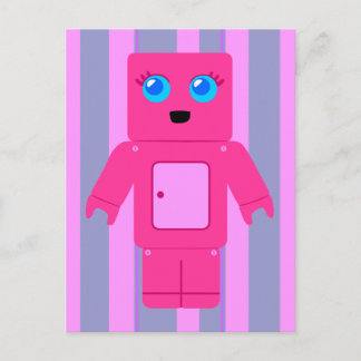 Postal Robot rosa