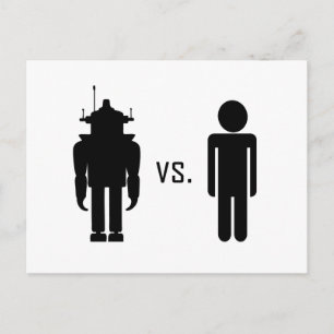 Postal Robot vs. humano