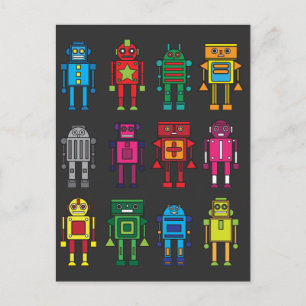 Postal Roboter Geschenk Robotik Retro Spielzeug Spaß