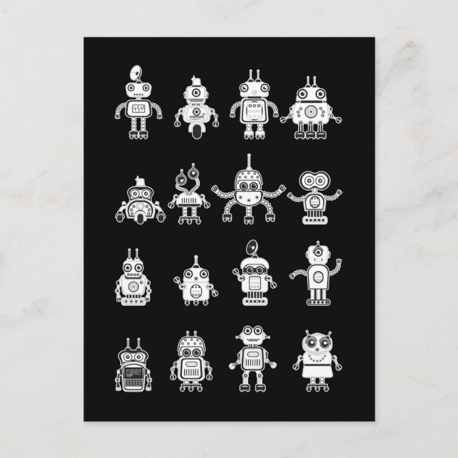 Postal Robots Science Robot Technology (Anverso)